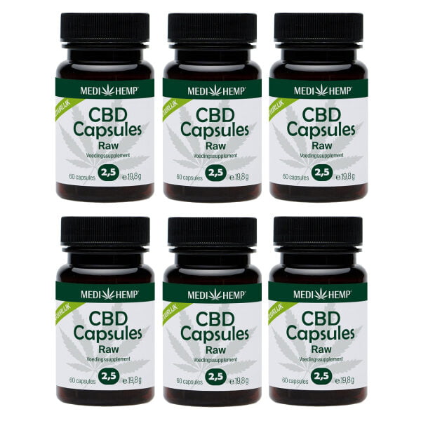 Medihemp 2,5 procent CBD capsules voordeel pakket