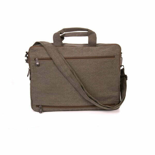 Sativa Bags Duurzame Laptoptas 15 inch Khaki S10106