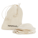 wasbare wattenschijfjes Hemptouch Eco Pads reusable cotton pads