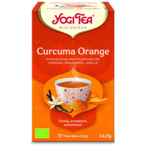 Curcuma Orange Yogi Tea Biologische Sinaasappelthee