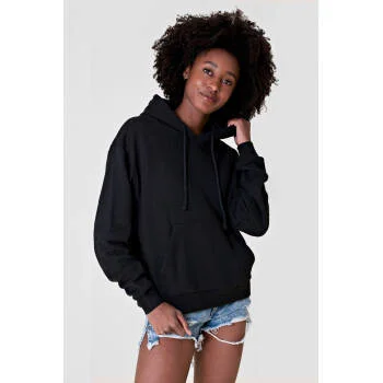 hemp organic cotton hoodie black women hemp organic cotton hoodie Women Studio Ten Kate
