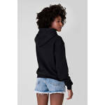 zwarte hoodie dames duurzame sweater zwart