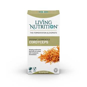 Gefermenteerde Cordyceps Capsules BIO 60 Stuks Living Nutrition