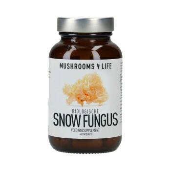 Cápsulas orgánicas de setas de hongo de la nievemushrooms4life