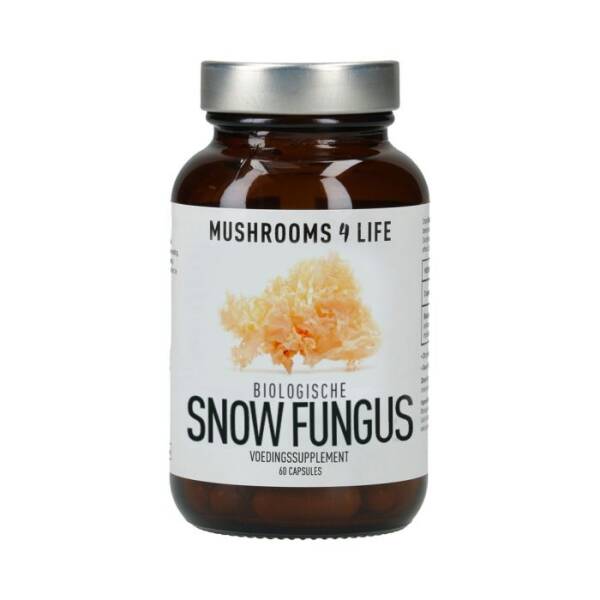 biologische snow fungus paddenstoelen capsules mushrooms4life