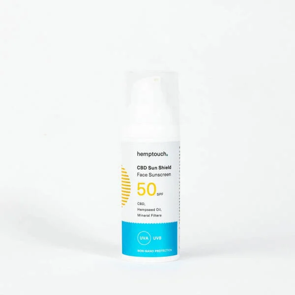 CBD Sun Shield Face Sunscreen SPF50 Zonnebrandcreme Hemptouch 50ml