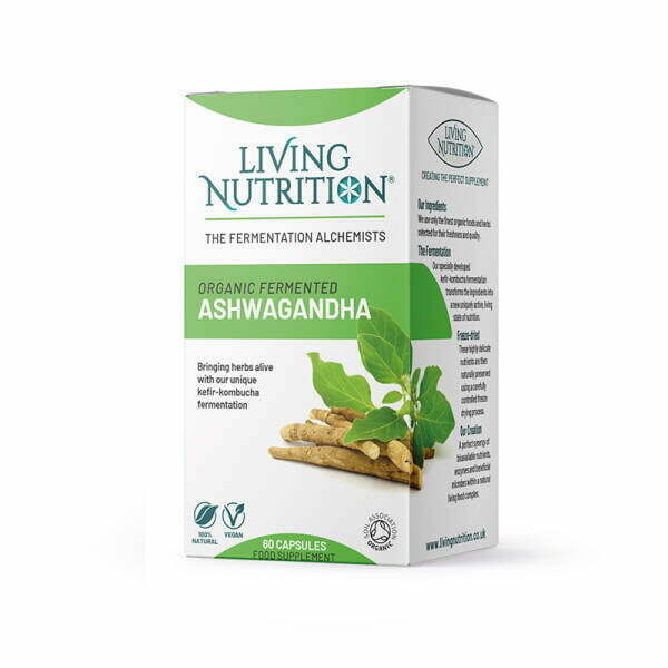 Organic Ashwagandha fermented Living Nutrition