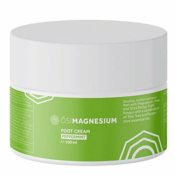 Magnesium Voetencrème Ureum Foot Cream Urea Tea Tree Peppermint OsiMagnesium 100ml