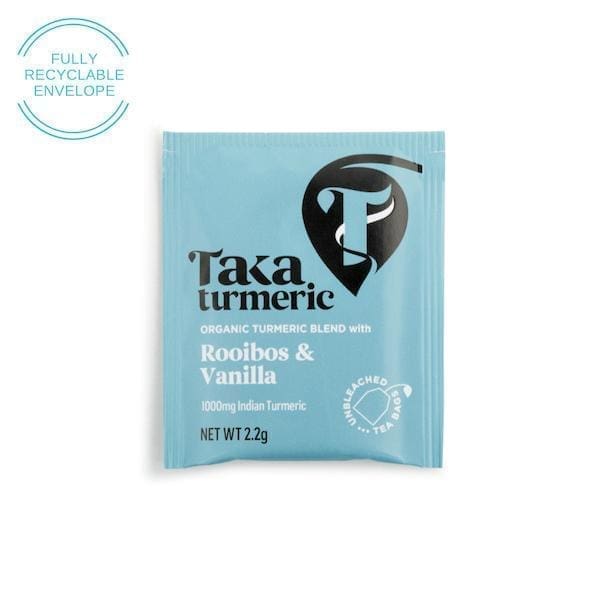 Taka Kurkuma Kurkuma Tee Rooibos & Honeybush BIO 33g (15 Teebeutel) – Bild 6