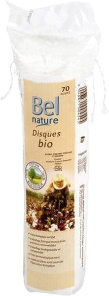 Bel Nature cotton pads BIO 70 Pieces