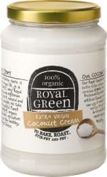 Organic Coconut Oil Extra Virgin 1400 ml Royal Green Advantage Glass Jar 8710267730313