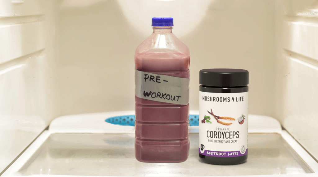 Cordyceps mushroom latte organic beetroot organic mushrooms