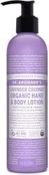 Dr Bronner Bio Hand & Body Lotion Lavender Coconut 240ml