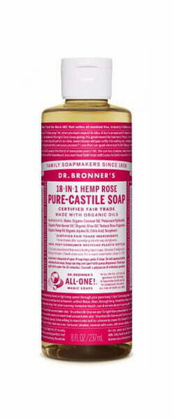 Savon magique Dr Bronner Roses 240ml