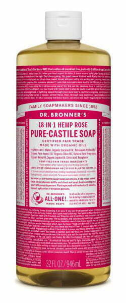 Dr Bronner Magic Soap Rose ml