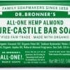 Dr Bronner soap almond