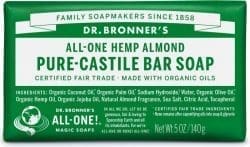 Dr Bronner soap almond