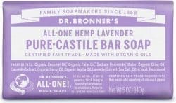Dr Bronner Soap Bar Lavender 140g