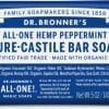 Dr Bronner zeep pepermunt