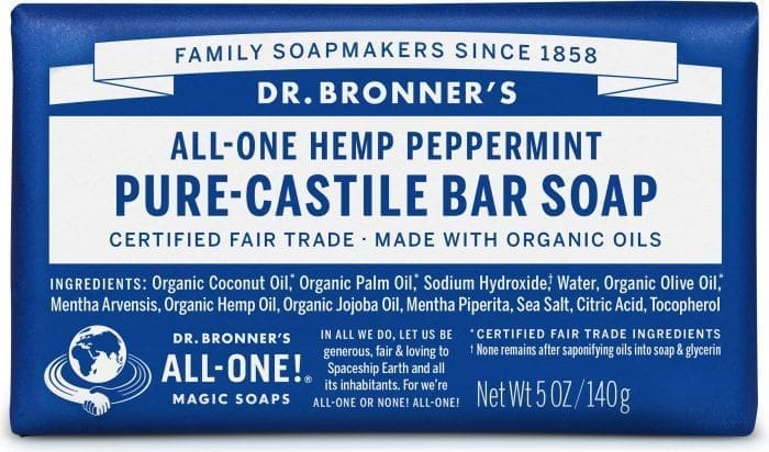 Dr Bronner soap peppermint