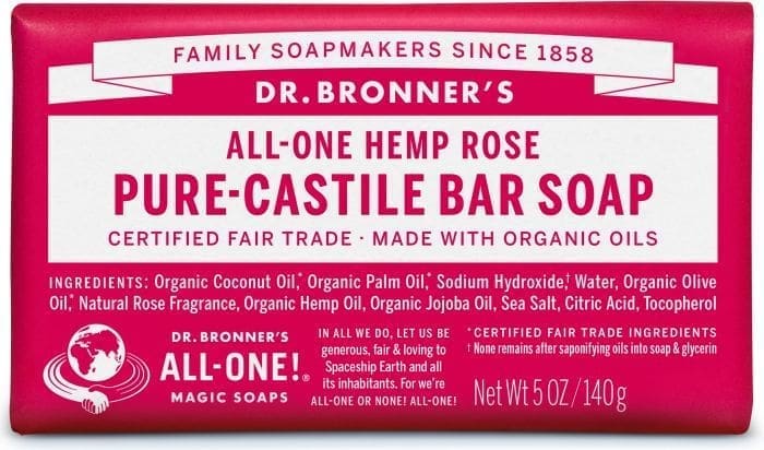 Dr. Bronner soap roses
