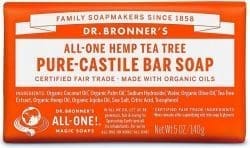 Dr. Bronner soap tea tree
