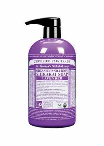 Dr Bronners organic shikakai lavender hand soap ml