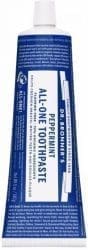 Dr Bronners toothpaste fluoride-free toothpaste peppermint