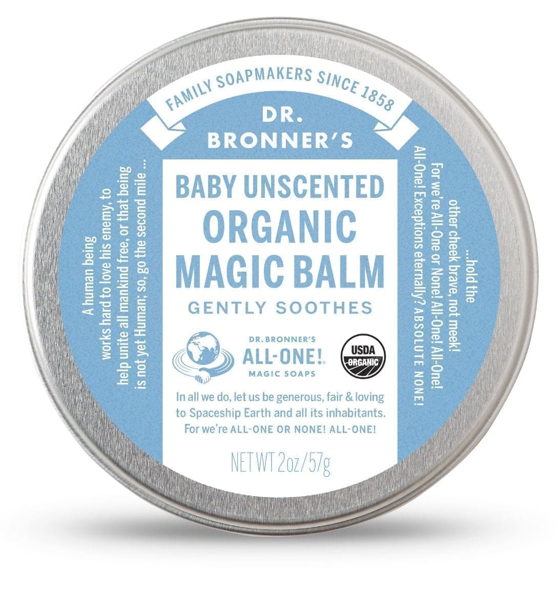 Dr Bronner Bio Body Magic Balm Baby Neutral Mild 60g