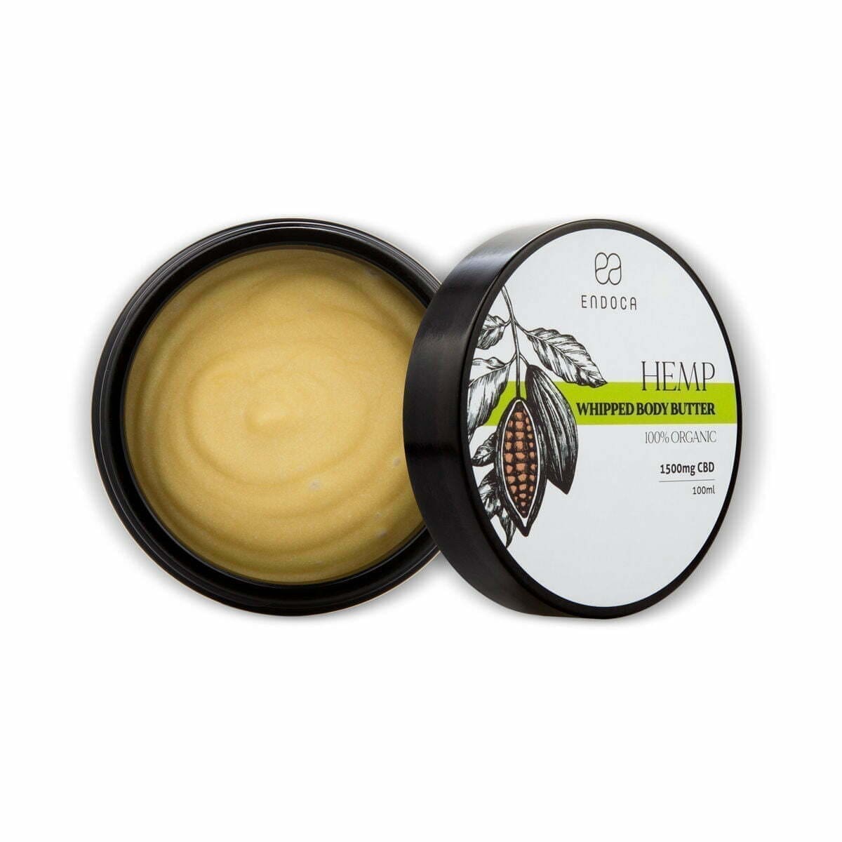 Endoca CBD Body Butter Whipped 1500mg CBD 100ml