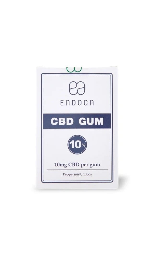 Chewing-gum au CBD d'Endoca
