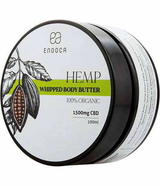 Endoca whipped body butter CBD Hemp hemp