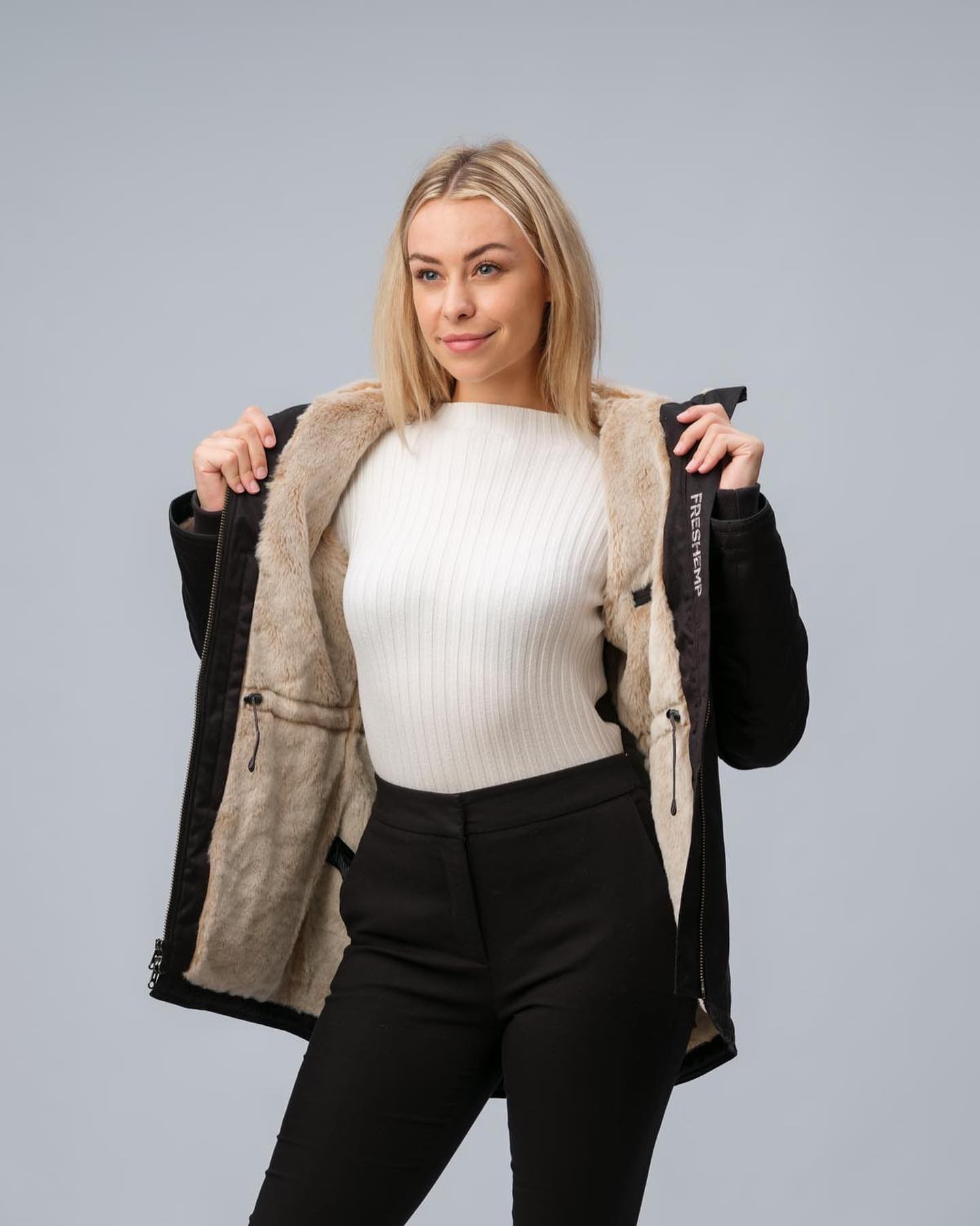 Freshemp Hemp Jacket Veste d'hiver en chanvre pour femmes – Image 9