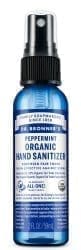 HandSanitizer dr bronner peppermint hygiene sanitizing spray