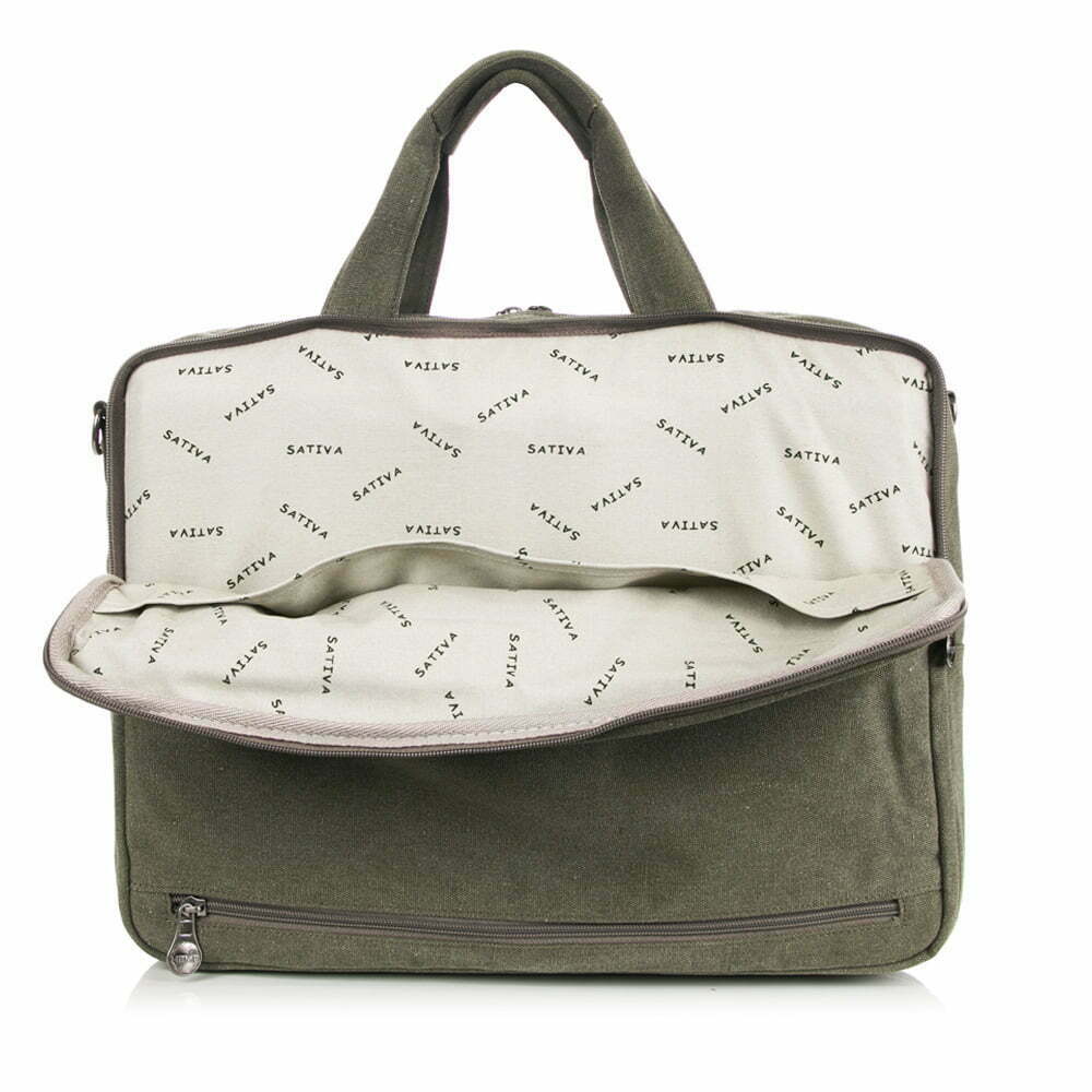 Hemp Laptop Bag Sativa Bags S Khaki