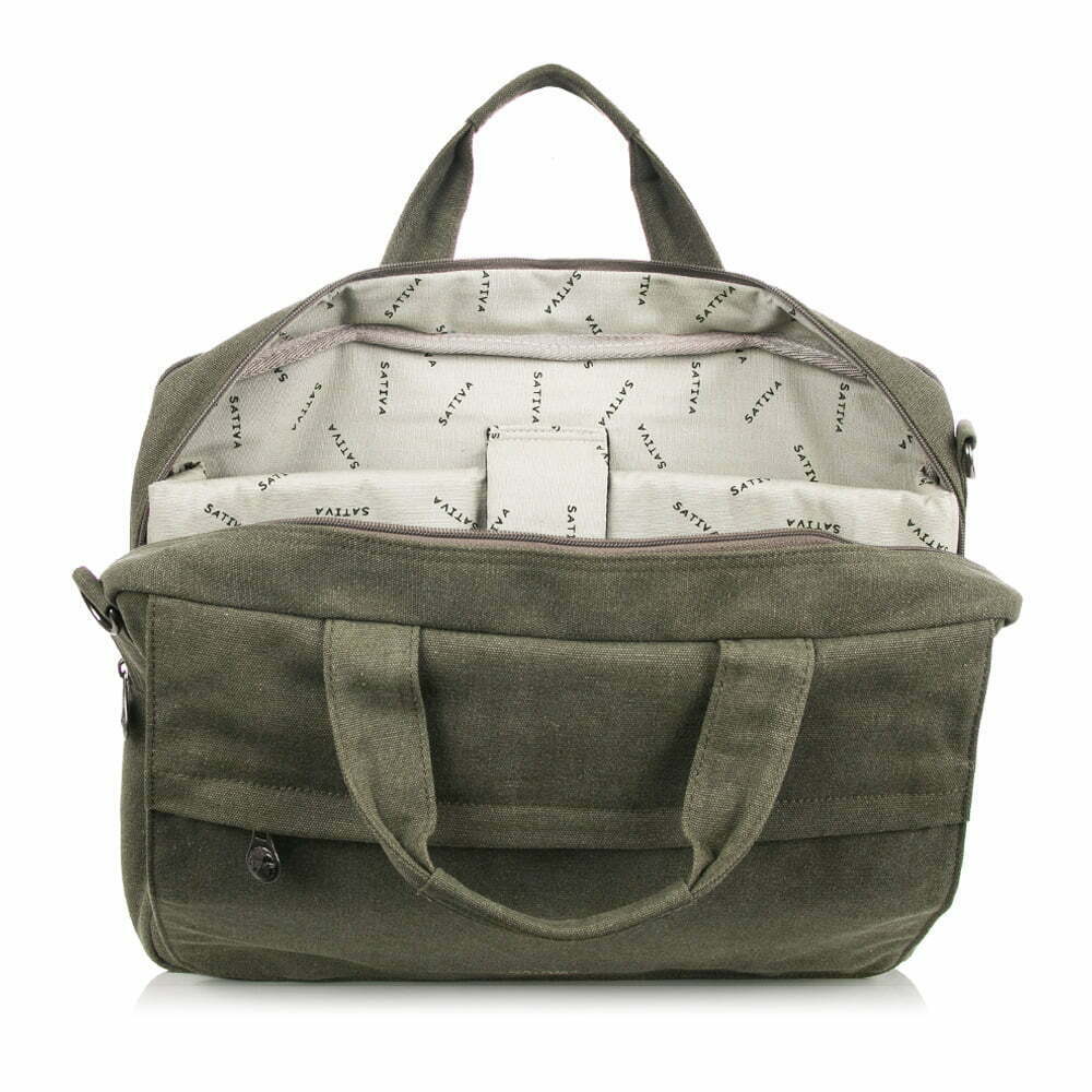 Hemp Laptop Bag Sativa Bags S Khaki