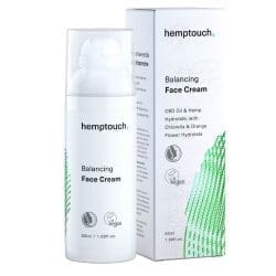 Hemptouch Balancing Face Cream Vegan Natural Face Cream with CBD, Palm Oil Free 50ml