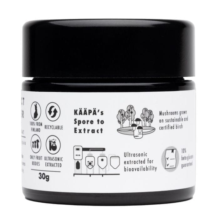 KAAPA Mushrooms Chaga Extract Powder Organic 30g