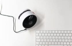 Small desk fan