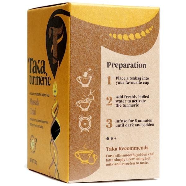 Turmeric Golden Chai Masala Tea Taka Turmeric