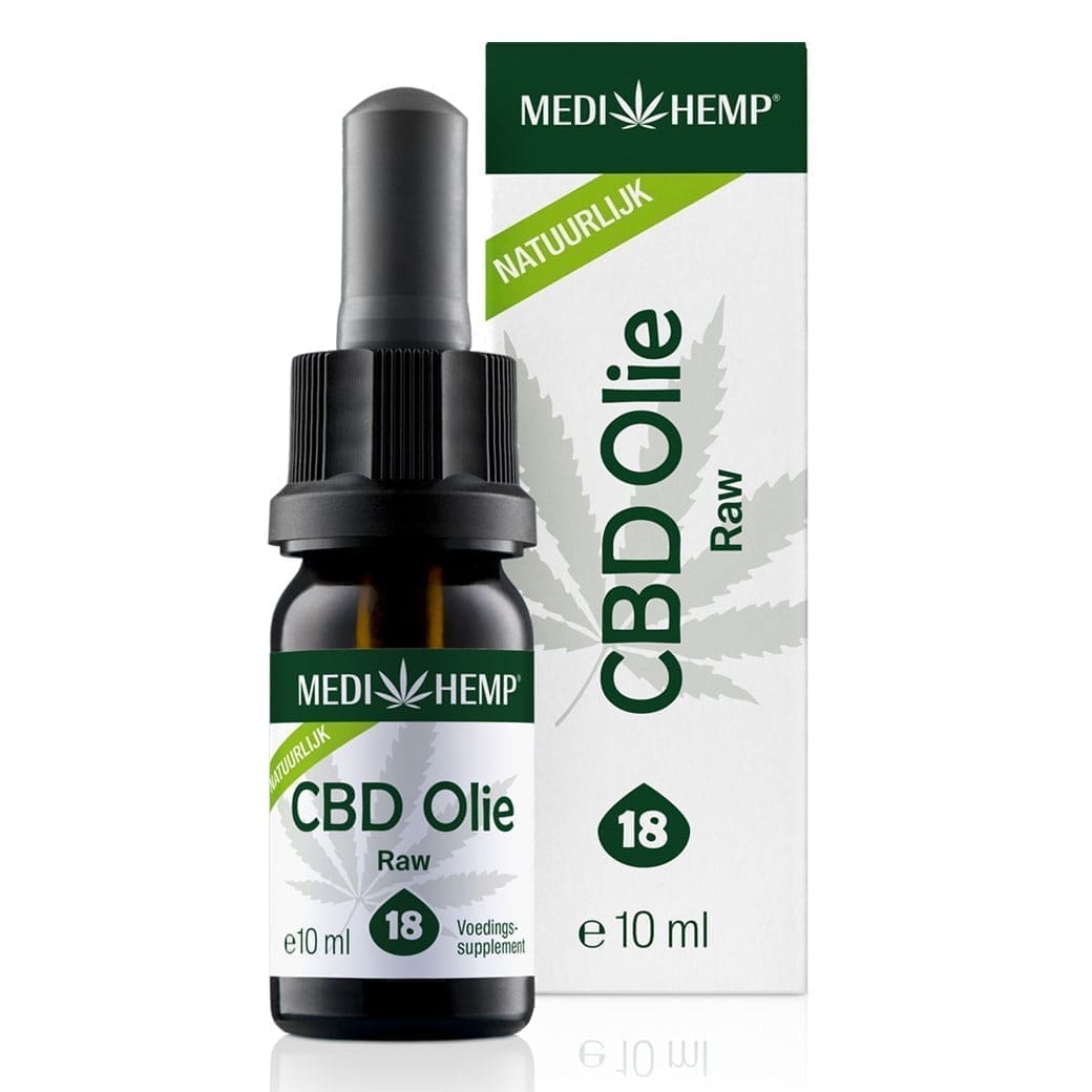 MediHemp CBD Oil Raw 18% CBD 10ml - Image 2