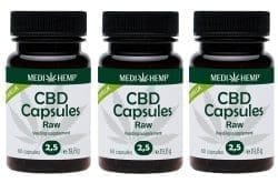 Medihemp CBD Capsules 2.5% offer with discount 3 times 60 pieces