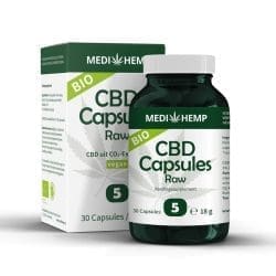 Medihemp CBD capsules raw procent stuks