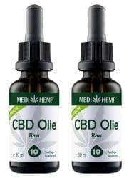 MediHemp CBD Öl Raw 10% 30ml Vorteilspackung 2 Stück