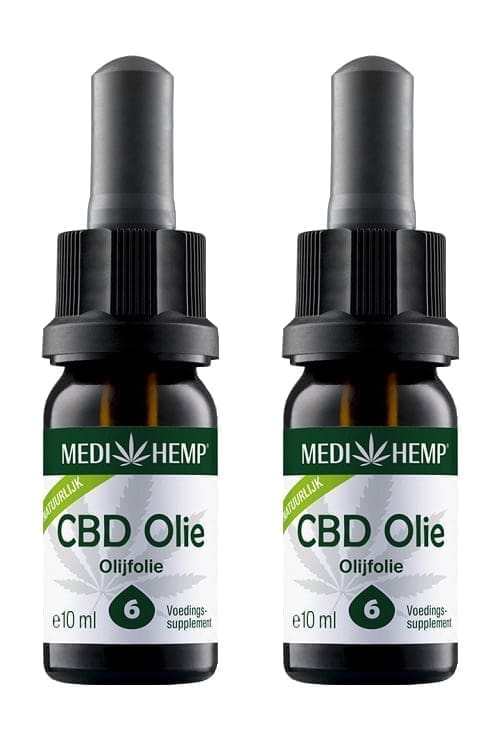 MediHemp CBD Oil Raw 6% CBD With Olive Oil Advantage Pack 2x 10ml