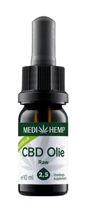 MediHemp CBD Olie Raw 2 5 10