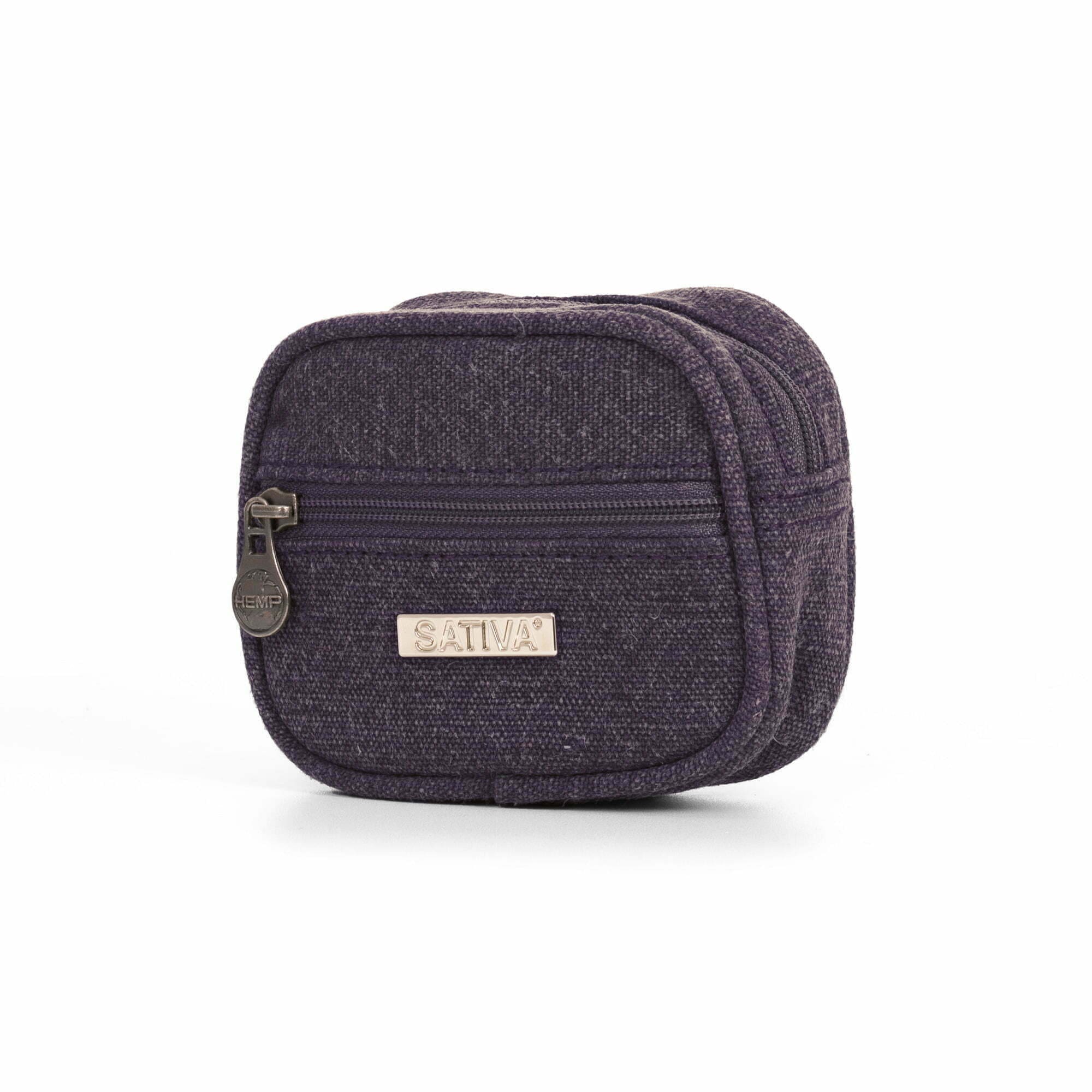 Mini porte-monnaie en chanvre violet Sacs Sativa