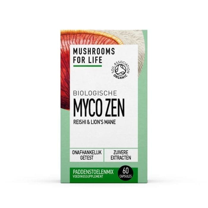Myco Zen Capsules Mushrooms 4 Life Organic Reishi Lionsmane Mushroom Extract Organic