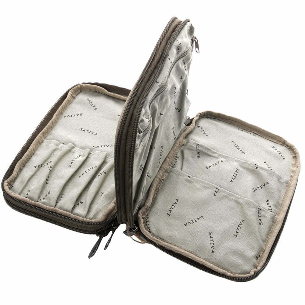 Pencil case Khaki pencil case hemp sustainable