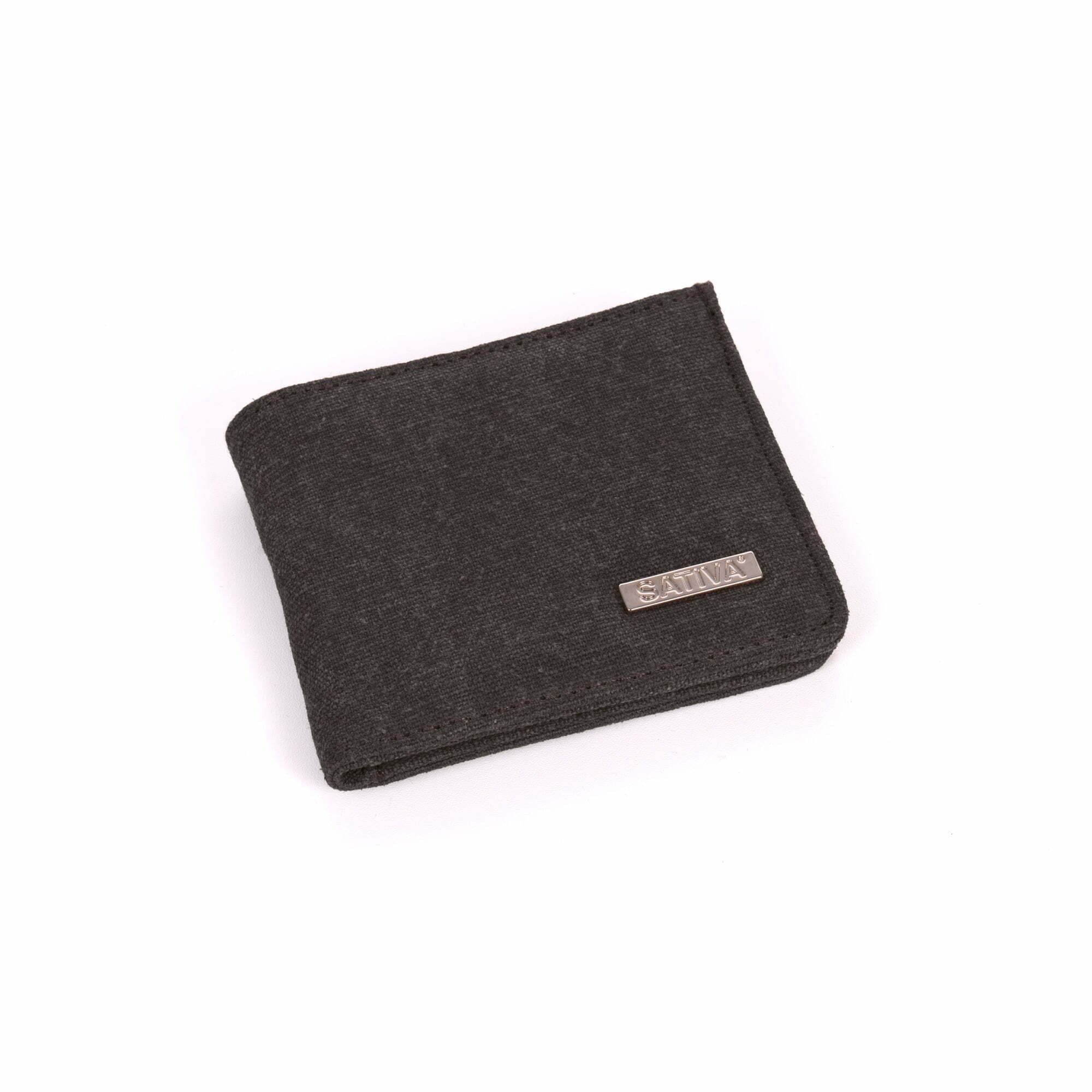 Wallet Gray Hemp Bio Cotton